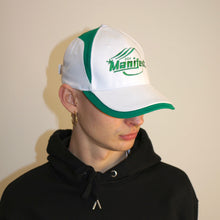 Load image into Gallery viewer, Manifest White and Green Sports Cap
