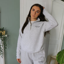 Load image into Gallery viewer, 1/4 Zips Sweatshirt Grey