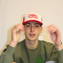 Load image into Gallery viewer, Trucker Hat Red - Friends of Monty’s