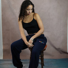 Load image into Gallery viewer, Navy Pide Manifets Joggers