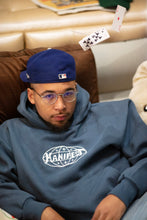 Load image into Gallery viewer, Manifest Globe Hoodie Dusty Blue