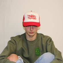 Load image into Gallery viewer, Trucker Hat Red - Friends of Monty’s