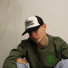 Load image into Gallery viewer, Trucker Hat Black - Friends of Monty’s