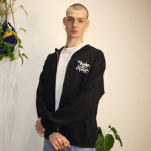 Load image into Gallery viewer, Friends of Montys Black full zip Hoodie