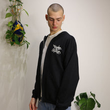 Load image into Gallery viewer, Friends of Montys Stylish Black full zip Hoodie