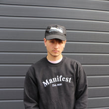 Load image into Gallery viewer, Manifest Crewneck Sweatshirt Black