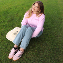 Load image into Gallery viewer, Manifest Pink Crewneck Sweatshirt