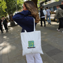 Load image into Gallery viewer, Swirl Blue Tote Bag