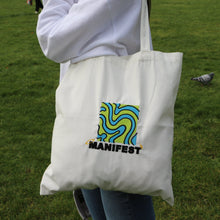 Load image into Gallery viewer, Swirl Blue Tote Bag