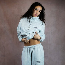 Load image into Gallery viewer, Grey 1/4 Zip Manifest Sweatshirt