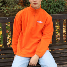 Load image into Gallery viewer, Orange Quarter-Zip Fleece