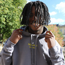 Load image into Gallery viewer, Grey Charcoal Manifest Hoodie