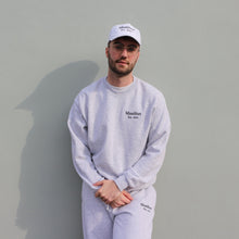 Load image into Gallery viewer, Grey Manifest Embroidered Sweatshirt Mens
