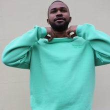 Load image into Gallery viewer, Manifest Sweatshirt in Mint Green