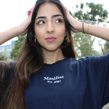 Load image into Gallery viewer, Manifest Premium Embroidered Luxury T-Shirt