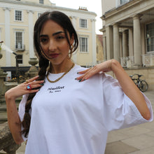 Load image into Gallery viewer, White Designer Premium Cotton Manifest T-Shirt