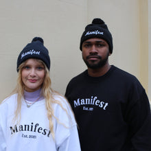 Load image into Gallery viewer, Manifest Arc Crewneck Sweatshirt in Black