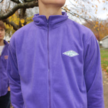 Load image into Gallery viewer, Purple Full Zip Fleece