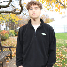 Load image into Gallery viewer, Quarter-Zip Fleece Black