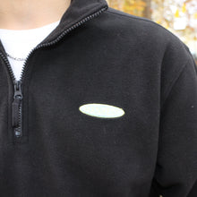 Load image into Gallery viewer, Quarter-Zip Fleece Black