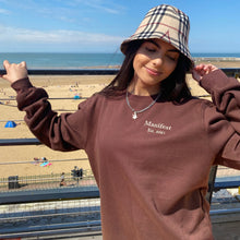 Load image into Gallery viewer, Manifest Brown Crewneck Sweatshirt