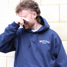 Load image into Gallery viewer, Manifest Pride Hoodie in Navy