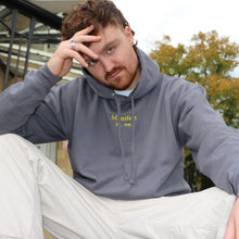 Load image into Gallery viewer, Grey Embroidered Manifest Hoodie