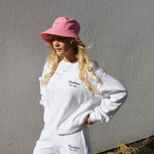 Load image into Gallery viewer, Manifest White Oversized Sweatshirt