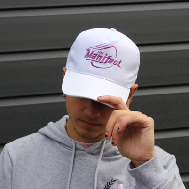 Manifest White Baseball Hat