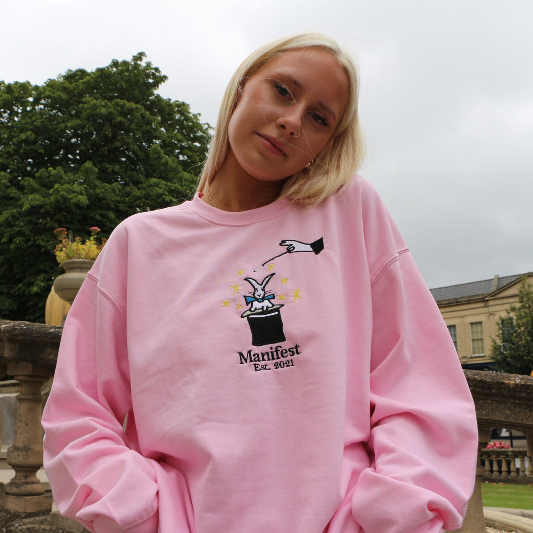 Manifest Magic Sweatshirt - Pink