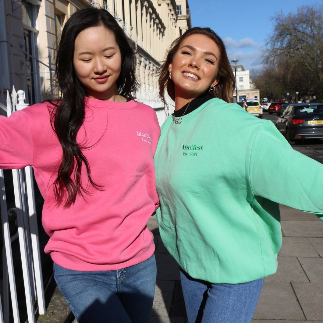 Manifest Mint Green Sweatshirt