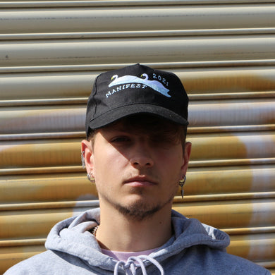 Manifest Swan Baseball Cap Black