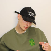 Load image into Gallery viewer, Black Chord Embroidered Friends of Montpellier Hat
