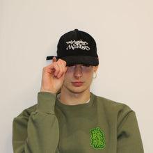 Load image into Gallery viewer, Black Chord Embroidered Friends of Montpellier Skatepark Hat
