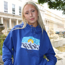 Load image into Gallery viewer, Blue Manifest Embroidered Hoodie
