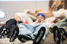 Load image into Gallery viewer, Manifest Love Heart Black Socks
