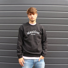 Load image into Gallery viewer, Manifest Black Mens Sweatshirt
