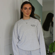 Load image into Gallery viewer, Manifest Designer Grey Embroidered Sweatshirt
