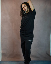 Load image into Gallery viewer, Black Manifest Tracksuit Bottoms

