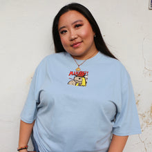 Load image into Gallery viewer, Manifest Tortoise Cowboy Print T-Shirt Blue
