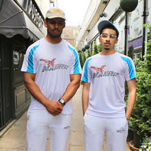 Load image into Gallery viewer, Manifest Sporty Eagle T Shirt White and Blue
