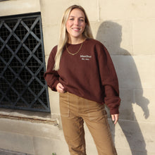 Load image into Gallery viewer, Manifest Womans Brown Sweatshirt 
