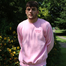 Load image into Gallery viewer, Manifest Mens Pink Sweatshirt
