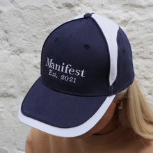 Load image into Gallery viewer, Manifest Clothing Navy Baseball Cap
