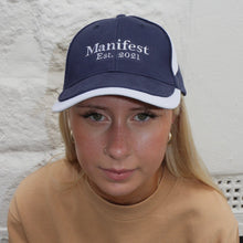 Load image into Gallery viewer, Manifest Clothing Navy Sports Cap
