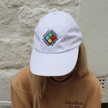 Load image into Gallery viewer, Manifest Clothing Low Profile White Cap 
