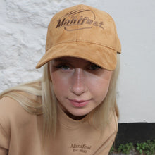 Load image into Gallery viewer, Manifest Clothing brown Suede Cap
