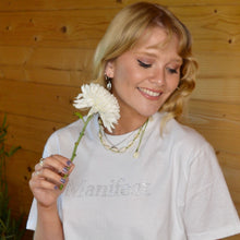 Load image into Gallery viewer, Cute Diamanté Manifest Top in White 
