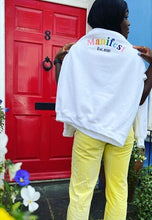 Load image into Gallery viewer, White Manifest Pride Jumper 
