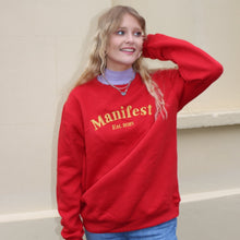 Load image into Gallery viewer, Red Manifest Sweatshirt
